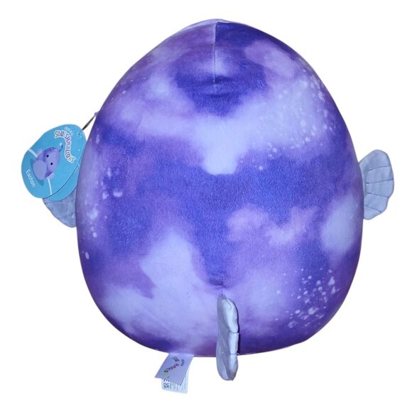 Squishmallows Anglerfish Plush Purple 12" Squishmallow Soft Stuffed Toy Tie Dye - Picture 3 of 4